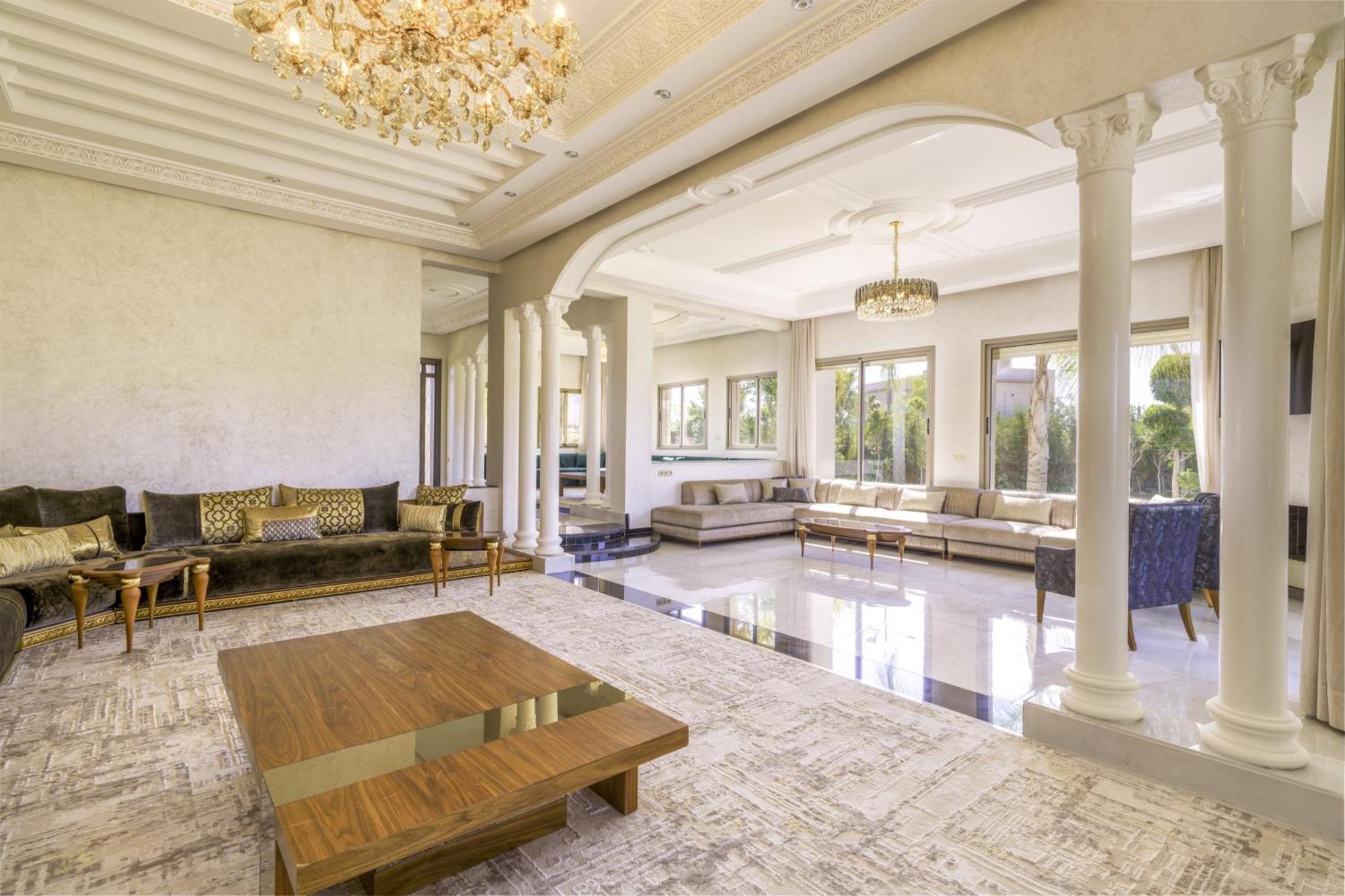 Villa Naciri En Plein Golf Avec Vue Sur Atlas 마라케시 외부 사진