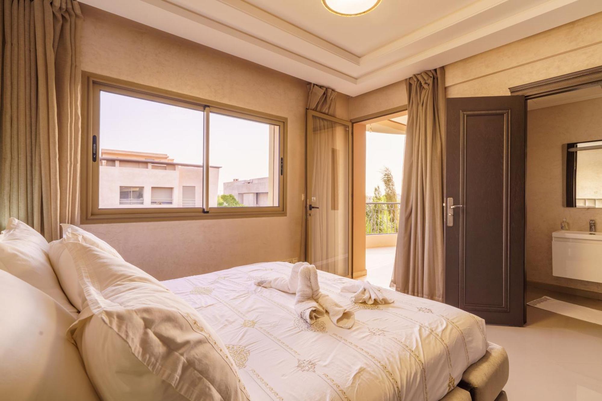 Villa Naciri En Plein Golf Avec Vue Sur Atlas 마라케시 외부 사진